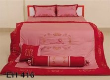 Bộ Chăn Ga Gối Everhome cotton XK EH 416